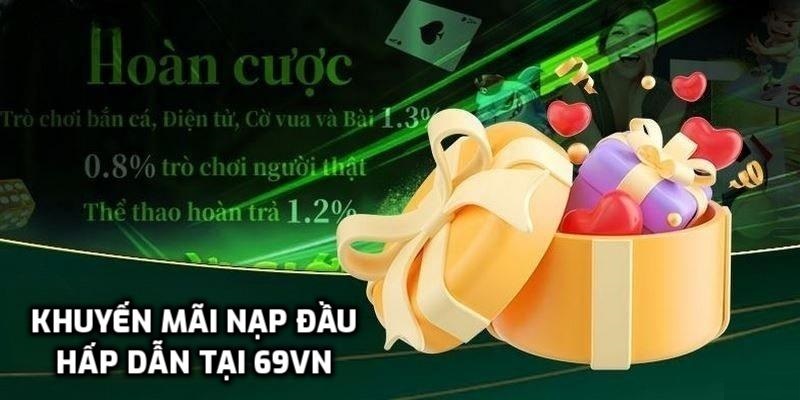 Hiểu thế nào về khuyến mãi nạp đầu tại 69VN